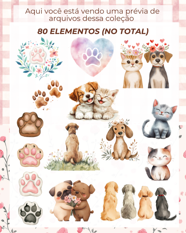(mini) Coleção Digital MAMÃE DE PET 2025 - Imagem 3