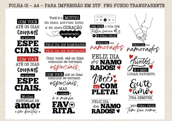 Coleção Digital DIA DOS NAMORADOS 2025 - Imagem 118