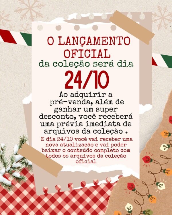 PRÉ-VENDA Coleção Digital NATAL 2025 - Imagem 2